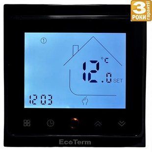 Терморегулятор Ecoterm PRO WI-FI Black 10035 фото