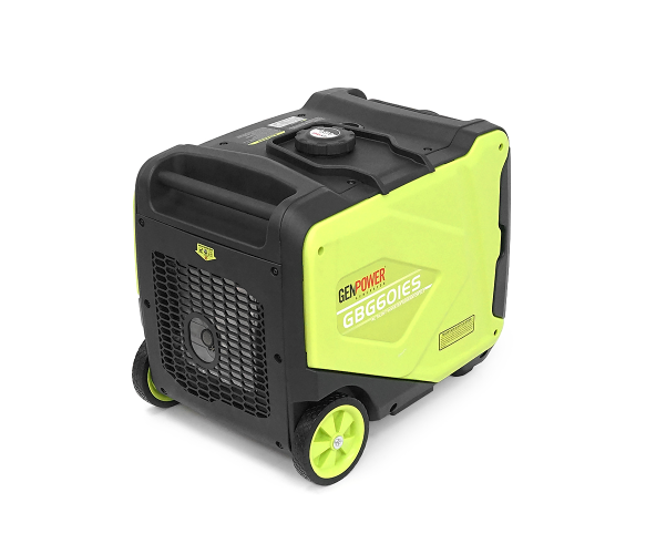 Генератор інверторний БЕНЗИНОВИЙ GENPOWER GBG 60IES 4.8kW (6kVA), однофазний, 230V, 50Hz, DC12V. об'єм 15.0л. витрата 0,374Lt/kWt.стартер GBG 60IES фото
