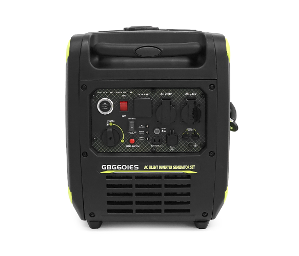 Генератор інверторний БЕНЗИНОВИЙ GENPOWER GBG 60IES 4.8kW (6kVA), однофазний, 230V, 50Hz, DC12V. об'єм 15.0л. витрата 0,374Lt/kWt.стартер GBG 60IES фото