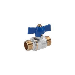 Кран кульовий Valves 1/2" ЗЗ PN30 синій метелик CV015550 фото