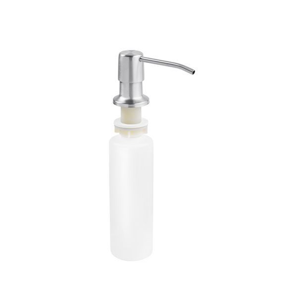 Комплект кухонна мийка Kroner Geb&uuml;rstet-5050HM + змішувач K&uuml;che-C031BLK + дозатор Spender-016 CVS30109 фото