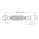 Гофротруба Agua GN31 1 1/2''х40/50 мм 310-650 мм з накидною гайкою CV033447 фото 2