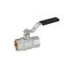 Кран кульовий Kroner 3/4" ВВ PN40 ручка, нікельований CV033216 фото 1