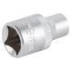 Насадка шестигранна коротка 1/2" 9мм CrV mid SIGMA (6071091) 6071091 фото 4