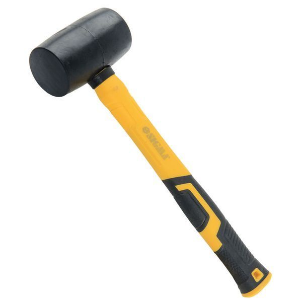 Киянка гумова чорна 340г фібергласова рукоятка SIGMA (4317351) 4317351 фото