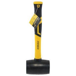 Киянка гумова чорна 450г фібергласова рукоятка SIGMA (4317361) 4317361 фото