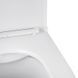 Унітаз підвісний Kroner Armada WHI513636 RIMLESS безобідковий з сидінням Slim Duroplast / Soft - close / Quick relase CV029610 фото 3