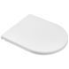 Унітаз підвісний Kroner Harz WHI493736 RIMLESS безобідковий з сидінням Slim Duroplast / Soft - close / Quick relase  CV029609 фото 2