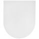 Унітаз підвісний Kroner Harz WHI493736 RIMLESS безобідковий з сидінням Slim Duroplast / Soft - close / Quick relase  CV029609 фото 3
