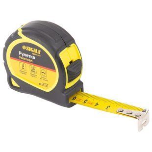 Рулетка Foreman 3м&times;16мм без ремінця SIGMA (3815131) 3815131 фото