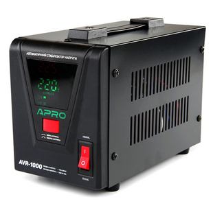 Стабілізатор напруги релейний AVR-1000, 800Вт APRO 081436 фото