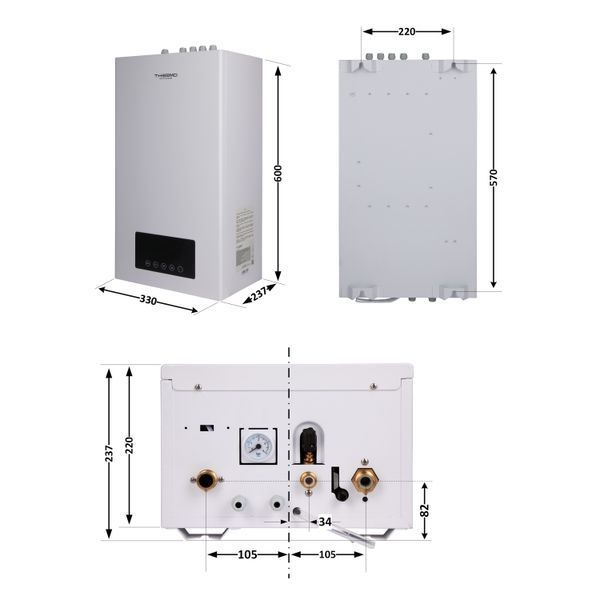 Котел електричний Thermo Alliance 4 кВт TA149DCN4 SD00054044 фото