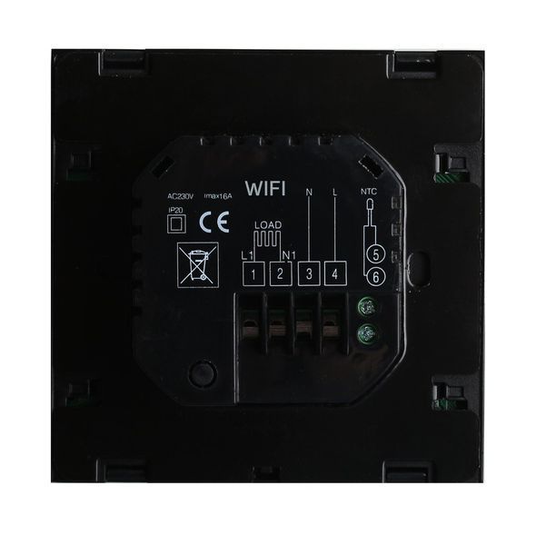 Терморегулятор EcoTerm SN Black Wi-Fi SN9090 фото