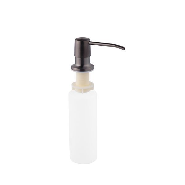 Комплект кухонна мийка Kroner Schwarze-6350HM PVD + змішувач Graz-GRP030 + дозатор Spender-026 CVS29809 фото
