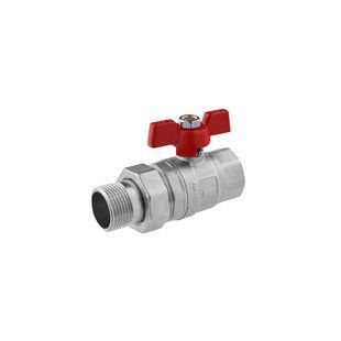 Кран-американка STA "Premium" 3/4" ВЗ PN40 метелик, нікельований CV016107 фото