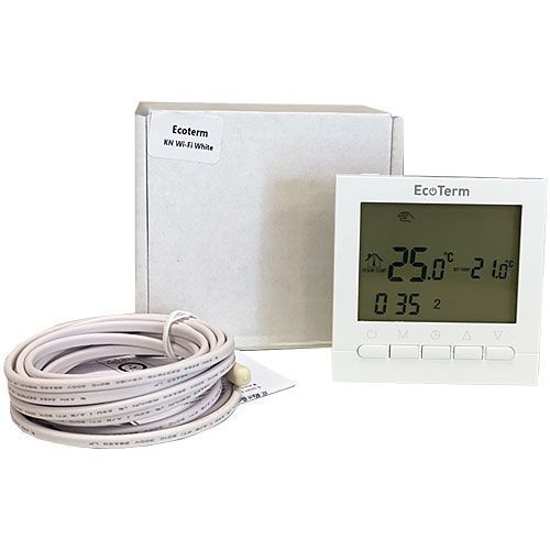 Терморегулятор EcoTerm KN White Wi-Fi KN9091 фото