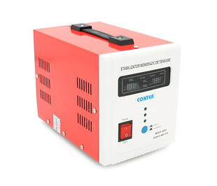 Стабілізатор напруги Conter MSER 2000 VA-V2/1600W однофазний, сервопривід, монтажу підлоги, LED дисплей MSER 2000 VA-V2 фото