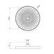 Лійка для верхнього душу Kroner Element 2801562915Z-3801 CV036157 фото 2