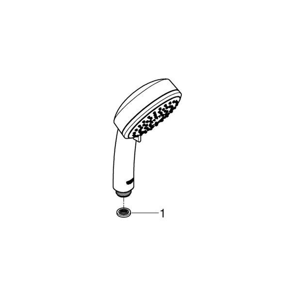 Лійка для ручного душу Grohe Vitalio Comfort 100 26397000 CV030541 фото